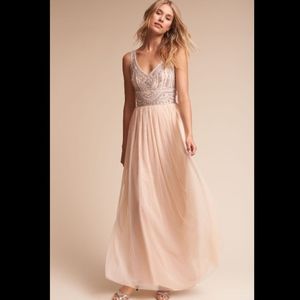 Anthro BHLDN Sterling Dress OYSTER NWOT - Size 10